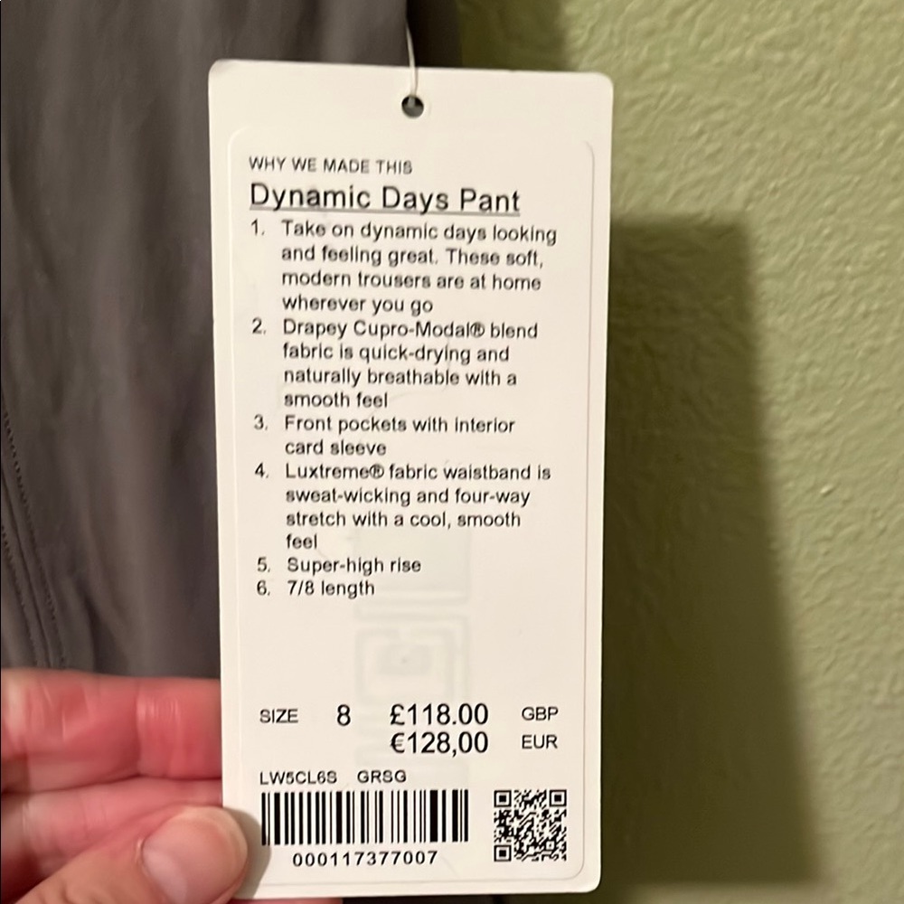 Lululemon Dynamic Days Pant